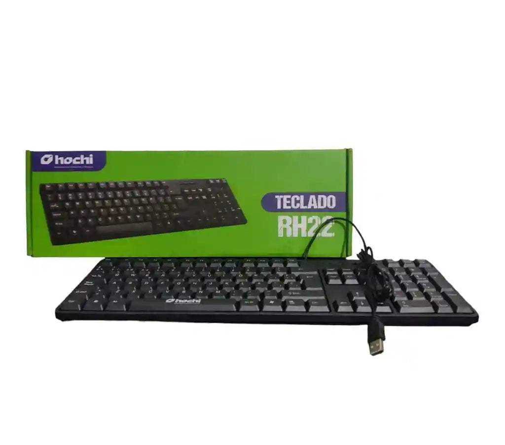 TECLADO RH22 HOCHI para oficina, escritorio y mas