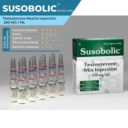 SUSOBOLIC - TESTOSTERONE INYECTABLE 250MG/ML