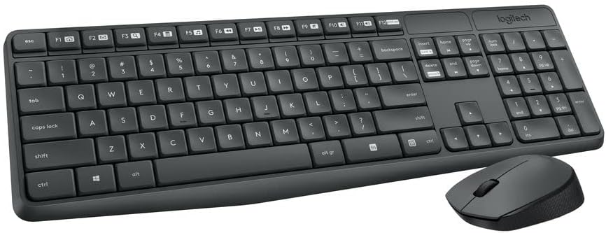 LOGITECH MK235 TECLADO INALÁMBRICO INCLUYE MOUSE, ANTI DERRAME