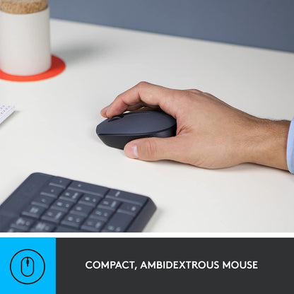 LOGITECH MK235 TECLADO INALÁMBRICO INCLUYE MOUSE, ANTI DERRAME