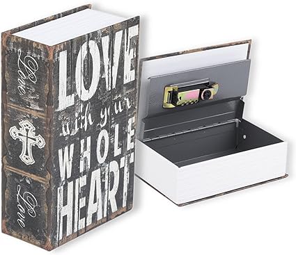 caja fuerte con forma de libro - Secret Book safe con llave