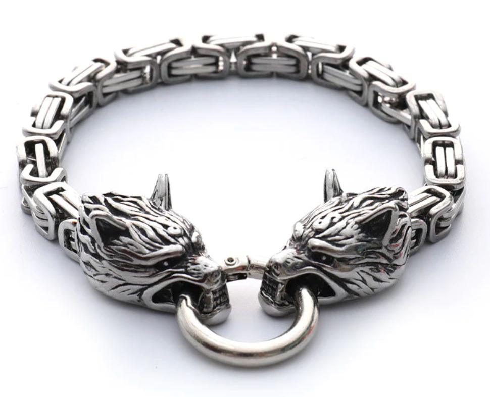 Pulsera con imagen de Lobo