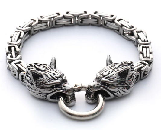 Pulsera con imagen de Lobo