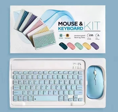 Teclado compacto con mouse incluido para laptop, tablet, pc de escritorio y mas