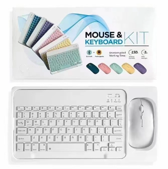 Teclado compacto con mouse incluido para laptop, tablet, pc de escritorio y mas