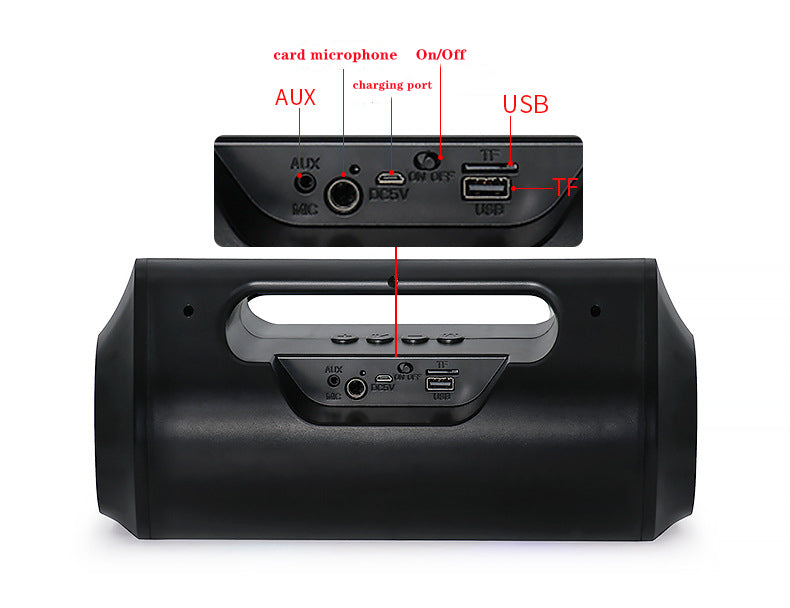 Parlante portatil Romis RM-S8500 con microfono incluido