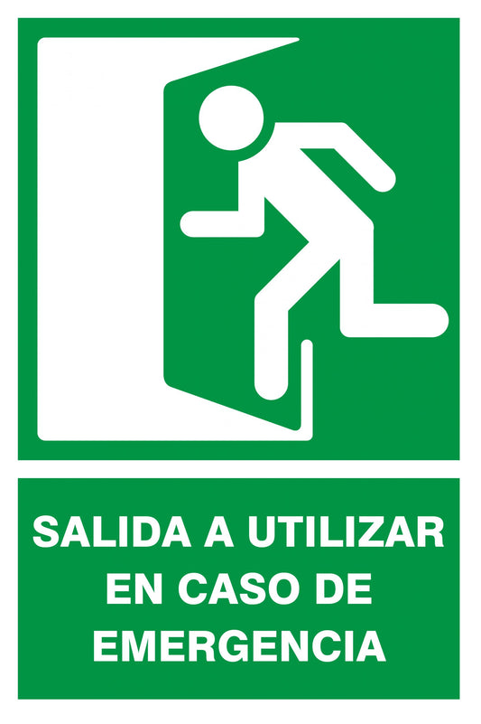 señal de salida de emergencia