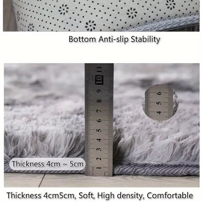 Alfrombra grande de felpa para sala, dormitorio, etc.