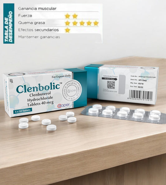 Clenbolic Clenbuterol 40 Mcg 50 Comp Cooper Pharma