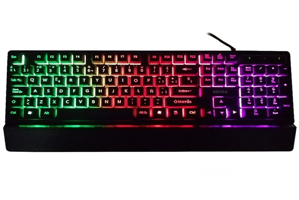 Teclado gamer retroiluminado modelo DN-D502 de SEISA