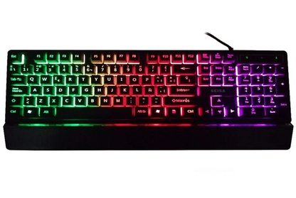 Teclado gamer retroiluminado modelo DN-D502 de SEISA